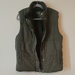 Blank NYC Olive Quilted Vest